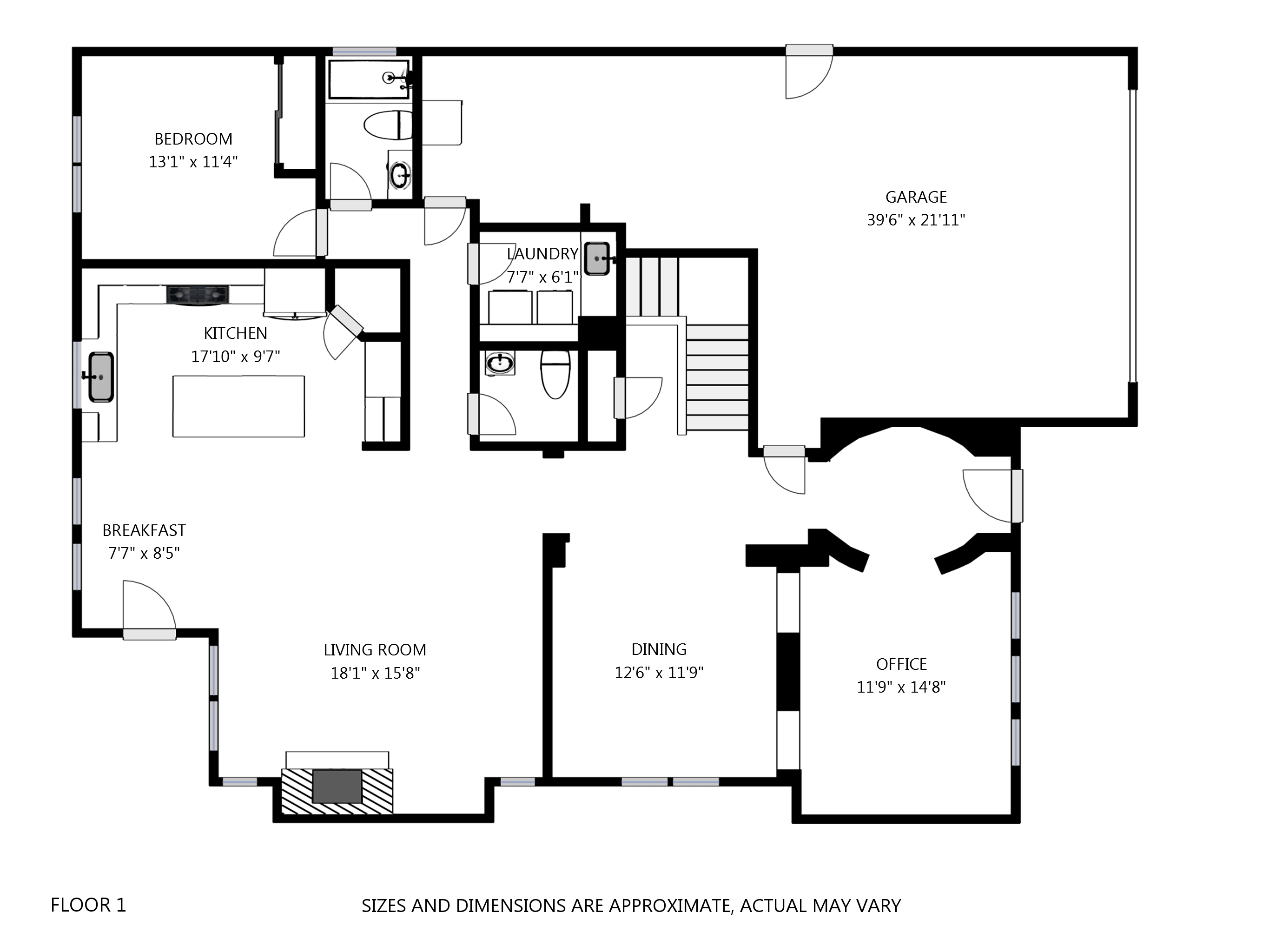 2D House Floor Plan Floorplans click